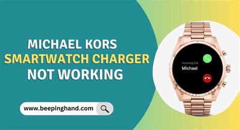 My Michael Kors watch got very hot and was not charging, what 